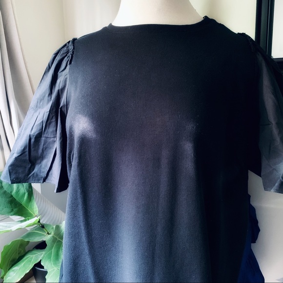 NWT Plus T-shirt Dress With Puffy Sleeves - Picture 3 of 4